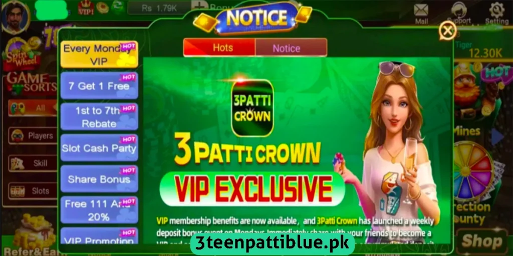 3 patti crown game